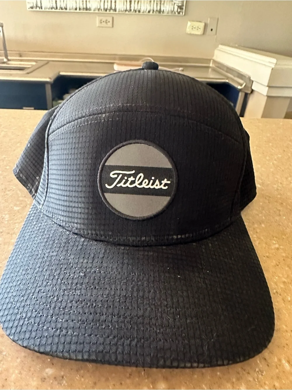 Titleist Black and Gray Patch Golf Cap